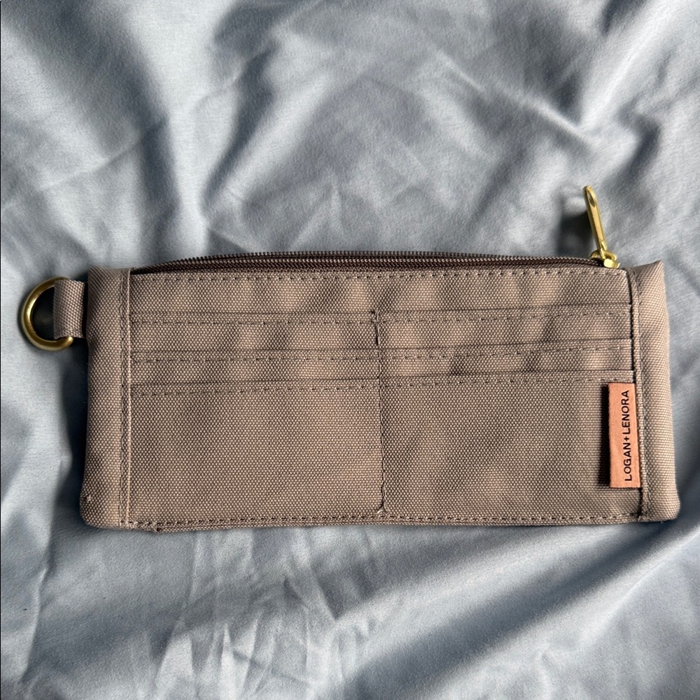 Logan & Lenora aka Canvelle gray slim wallet